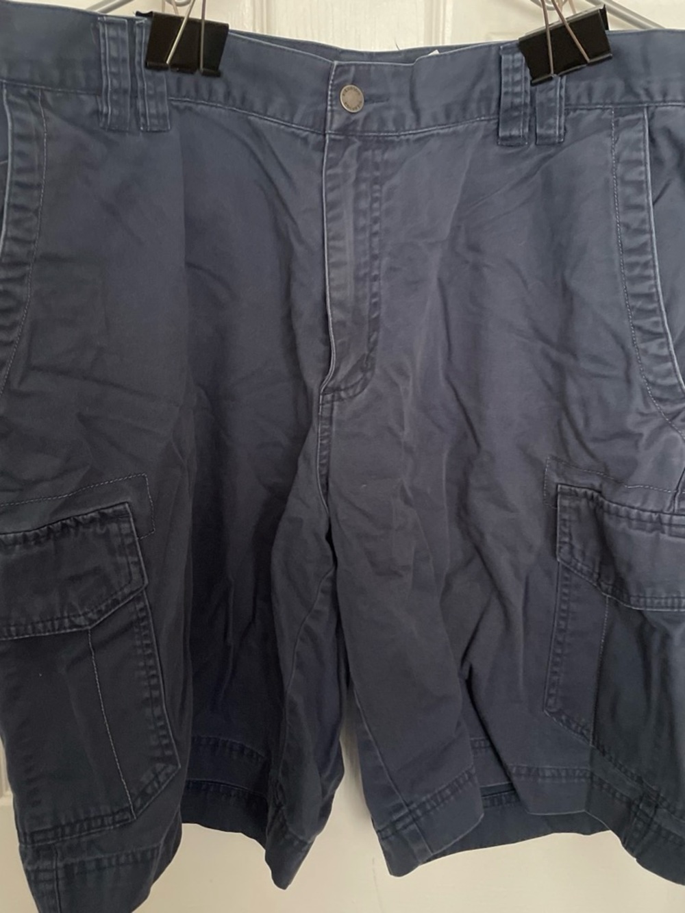 Men's Navy Cargo Shorts - Classic Everyday Pocket Short
